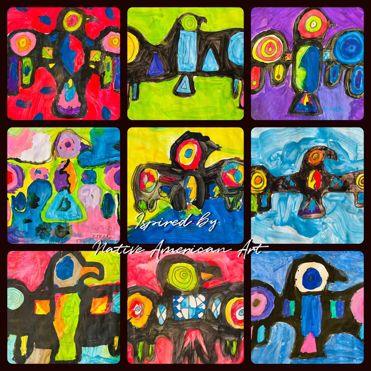 3rd grade artists had a great time learning about <a target='_blank' href='http://twitter.com/NorvalMofficial'>@NorvalMofficial</a> and creating their own version of a raven.<a target='_blank' href='http://twitter.com/APS_ATS'>@APS_ATS</a> <a target='_blank' href='http://twitter.com/APSArts'>@APSArts</a> <a target='_blank' href='https://t.co/V8ObpcqJdZ'>https://t.co/V8ObpcqJdZ</a>
