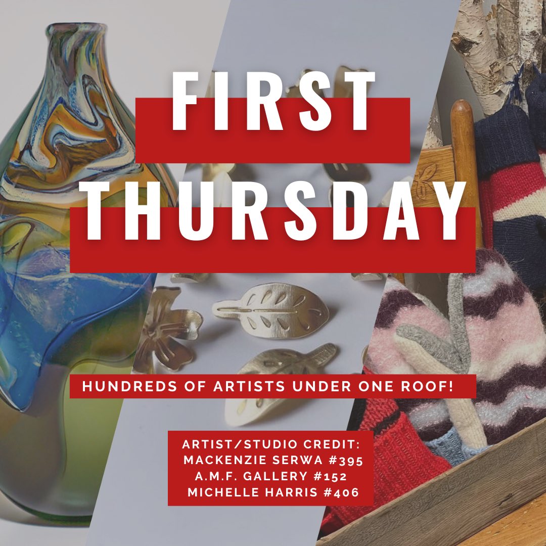Tonight - 5:00-9:00pm! 

First Thursdays are a great night to visit our artists and discuss the process and inspiration behind the incredible art, and take home your one of a kind treasure.

Thu Dec 1
At The Northrup King Building

nemaa.org/events/first-t…