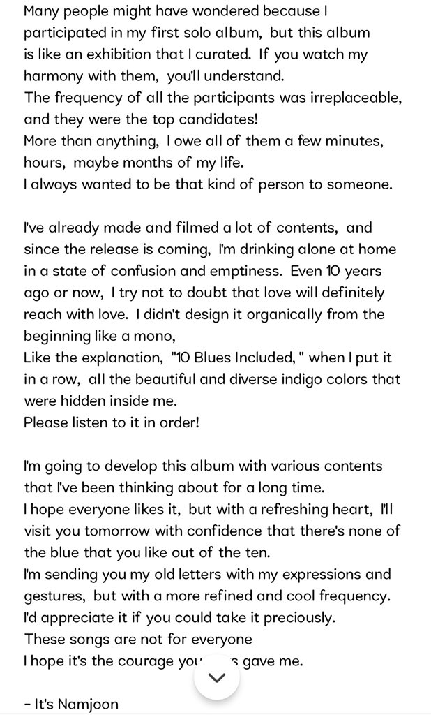 iSwoonforJoon's tweet photo. namjoon’s endearing heartfelt letter pls we love him so much 🥹💙😭🫶🏾 https://t.co/nXzmPl90Ef