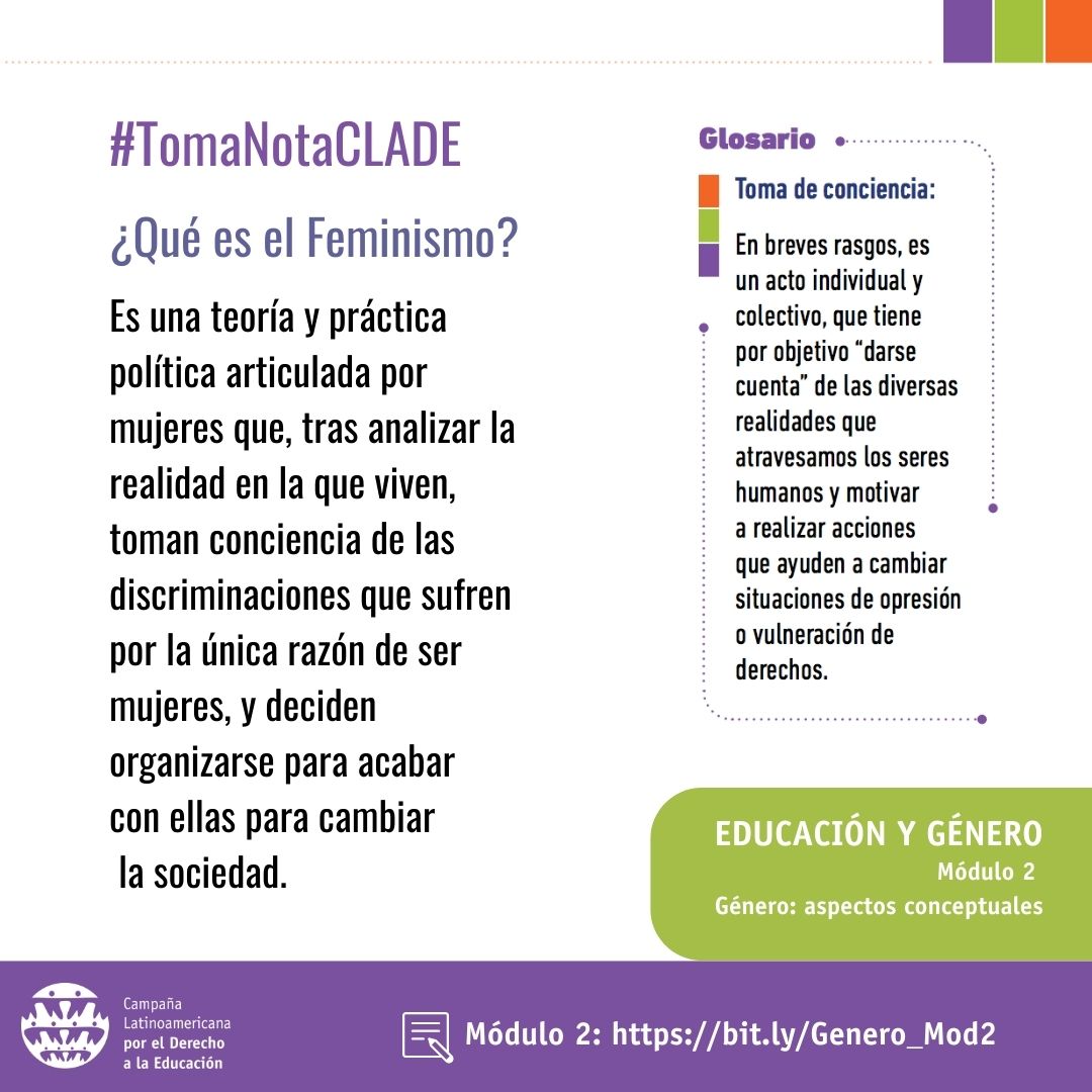 redclade's tweet photo. 📝 #TomaNotaCLADE
Compartimos el Módulo 2: Género: aspectos conceptuales, de la formación en Educación y Género creado por la #CLADE, @clademjal  y @REPEM_LAC .
 
📍 Módulo 2: https://t.co/OCkCFfO1UW
 
Entérate + https://t.co/txkxF1r9VC
 
#CLADE  #Agenda2030 #ODS https://t.co/ywjRjuQgMf
