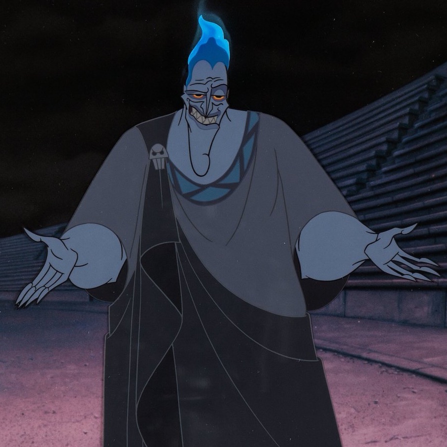 todays plus size character of the day is hades from hercules!