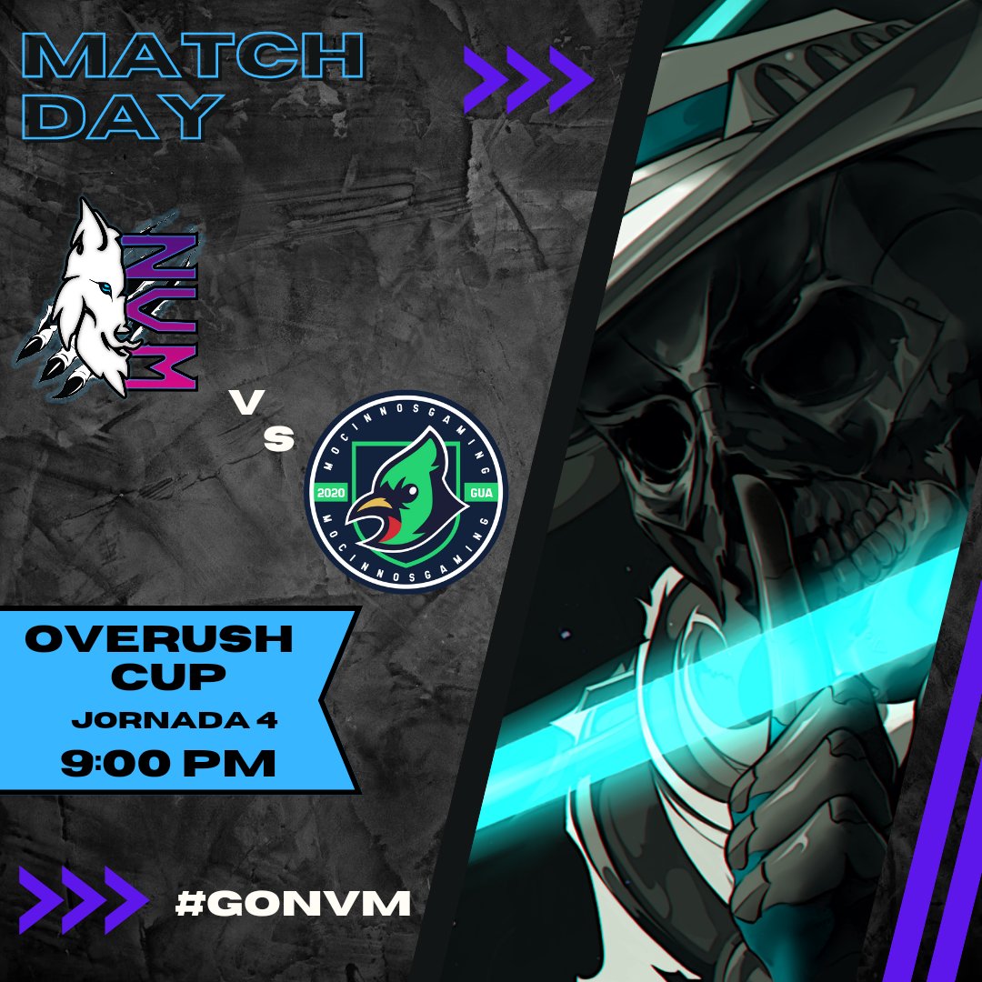 ¡MATAR O MORIR!

Nos jugamos la clasificación en la última jornada, dejaremos todo por pasar a la siguiente ronda, esperamos todo su apoyo!

🏆 Overush cup
⚔️ Moccinos Gaming
⏳ 9:00 PM
🖥️ Twitch.tv

-Make it fun

#GoNVM
