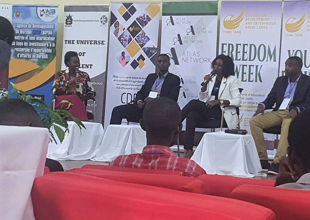 #Burundi  Dans le cadre de la #FreedomWeek organisée par l'<a href="/ADB_Burundi/">Agence de Développement du Burundi (ADB)</a> et la <a href="/ForEnterprises/">CDE Great Lakes</a> à <a href="/royalpalacebdi/">Royal Palace Hotel Burundi</a>, le 25 novembre 2022 a été réservé au Women Leaders and Liberty Forum sous le haut patronage de Mme <a href="/AimeeLaurentine/">Laurentine Kanyana</a>, <a href="/OmbudsmanBI/">Burundi Ombudsman</a>