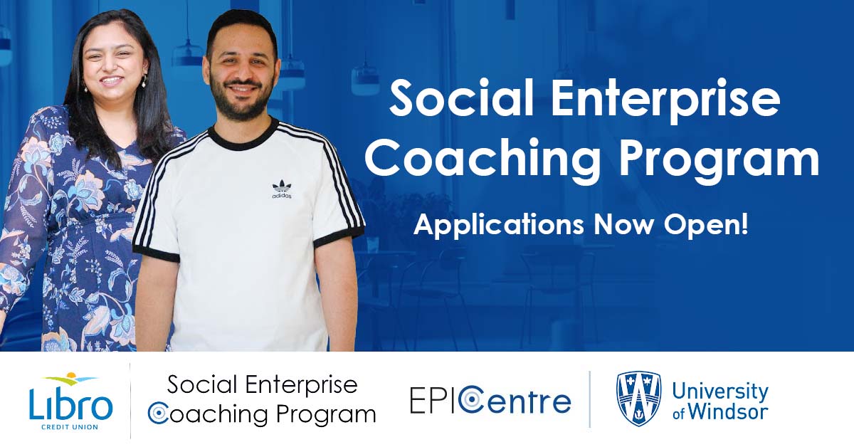 UofW_EPICentre's tweet photo. With a combined mission to create sustainable change, EPICentre &amp; @LibroCU will continue our partnership by providing learning &amp; funding opportunities for social entrepreneurs in the new Social Enterprise Coaching Program!

https://t.co/BiLOQUxsUW https://t.co/N4uhXcTBeh