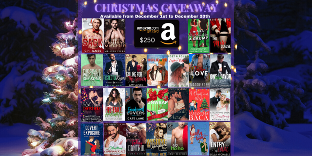 CarmenExpress's tweet photo. CHRISTMAS GIVEAWAY

WIN A $250 AMAZON GC!

⭐How?  Join the Newsletter lists of the participating authors by signing up via this form:  https://t.co/r8vqbdeWa3 

⭐Then? You will be entered to win the Amazon Gift Card and an e-book copy of each of the Christmas novels listed. https://t.co/O3sr1WRFe2