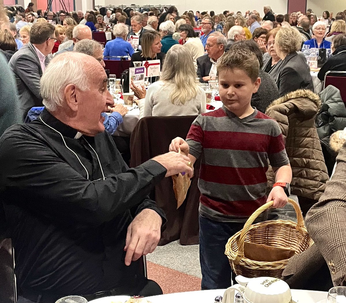 It fills me with hope to see so many attend this morning’s benefit breakfast in support of Catholic Charities’ mission of helping those in need in our community. <a href="/ccstcloud/">Catholic Charities</a>