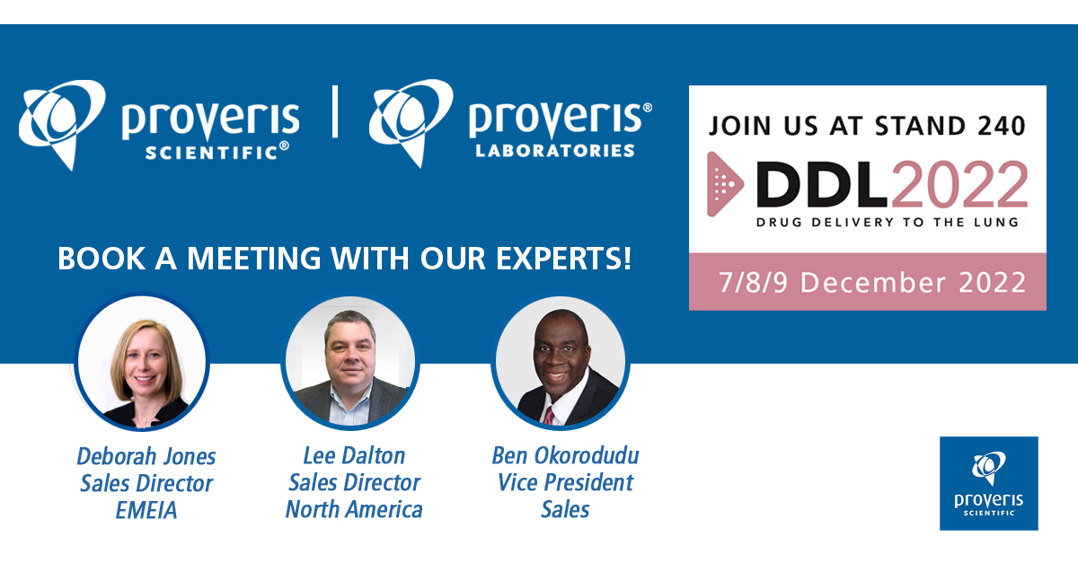 proverisscience's tweet photo. Are you attending #DDL2022 next week? Book a private meeting with our experts. Learn how Proveris Scientific and Proveris Laboratories can support your projects from development through to commercialization.  
https://t.co/bU1OjUVfZN https://t.co/38hcoRku9N