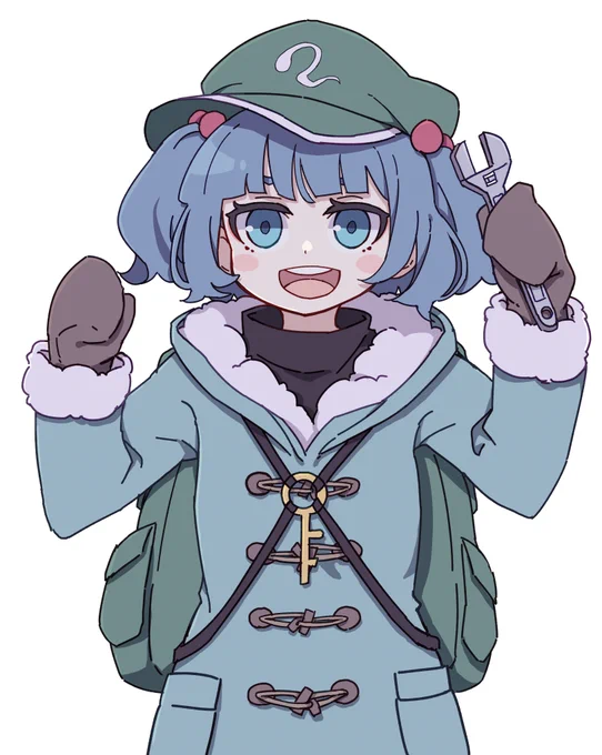 #深夜の真剣お絵描き60分一本勝負 にとり 