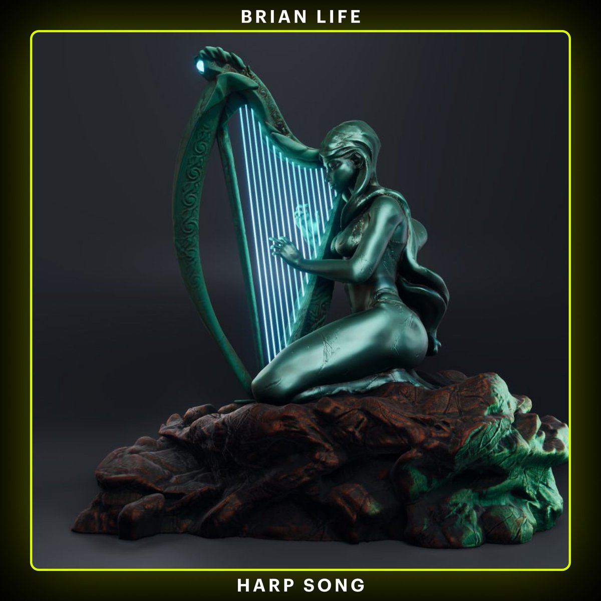brianlife's tweet photo. Im grateful to be one of the Top 50 "Creators of the Metaverse" @metamundo_co . "Harp Song" my latest 3D NFT is now on Exhibit in Miami! (details for events in thread) View the NFT here, click to be notified once it's minted. #creatorsofthemetaverse https://t.co/XmaMZMJ94y https://t.co/7uiU0QImH1