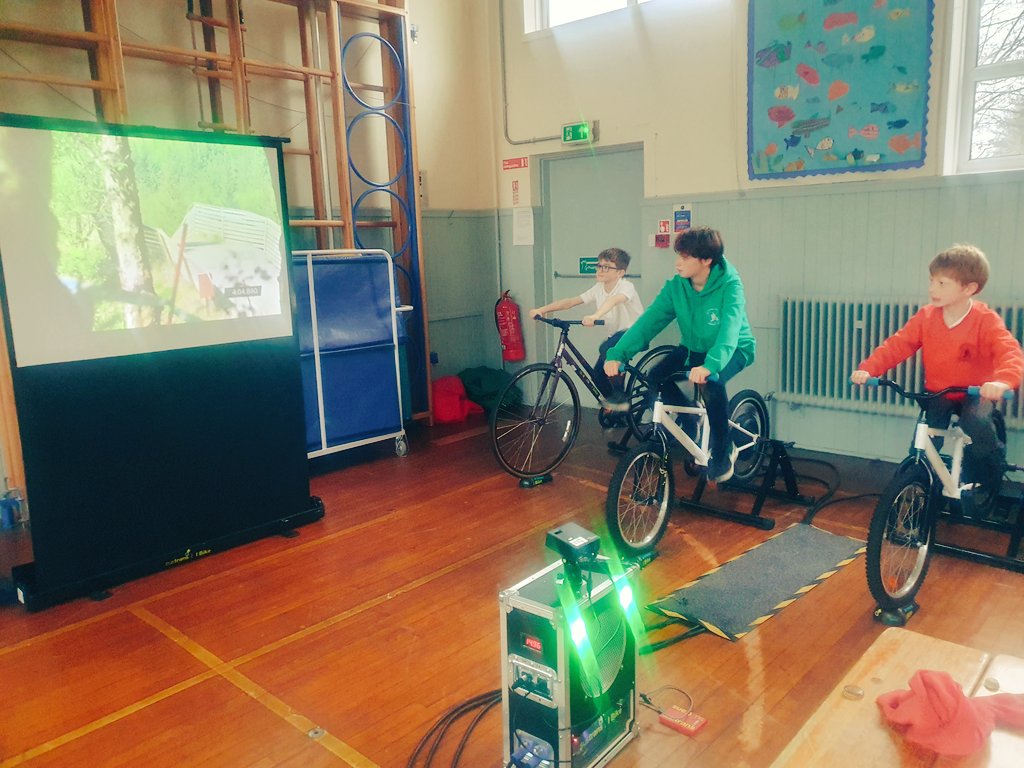 🚲 All having great fun using pedal power to watch films that inspire and get us moving and dancing. Thank you to <a href="/ibikeperth/">I Bike Perth</a> what a fab day for Auchtergaven! 🚲 <a href="/SustransScot/">SustransCymru</a> #active #PeoplePower