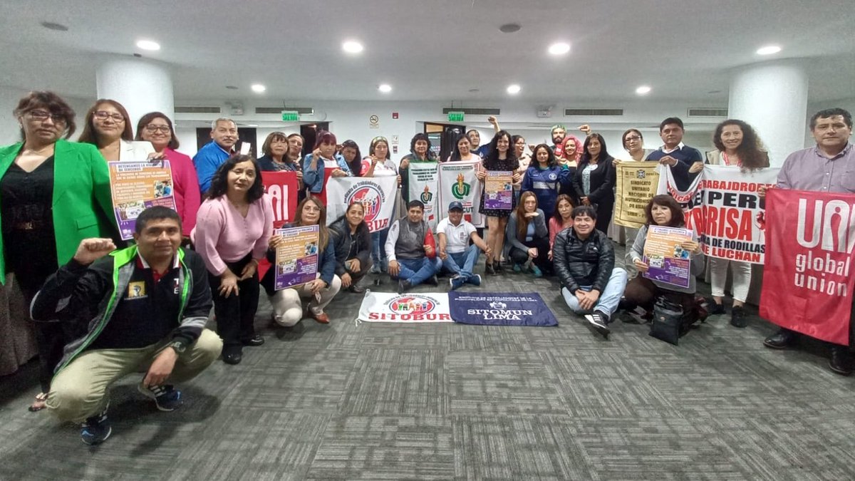🇵🇪Los sindicatos han tenido un rol fundamental en la ratificación del #C190 en el Perú. 

✊🏾Hoy son parte de la transformación por espacios laborales libres de acoso y violencia.
#16dias #LibresDeAcoso