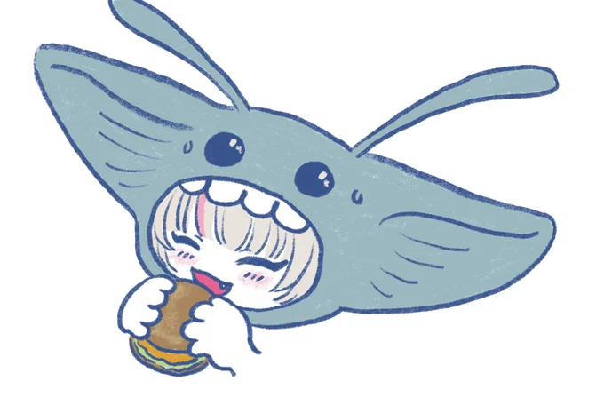 SNCみんなでグラコロを食べたいりりむちゃん #りりむとおえかき  #スト鯖ARK 