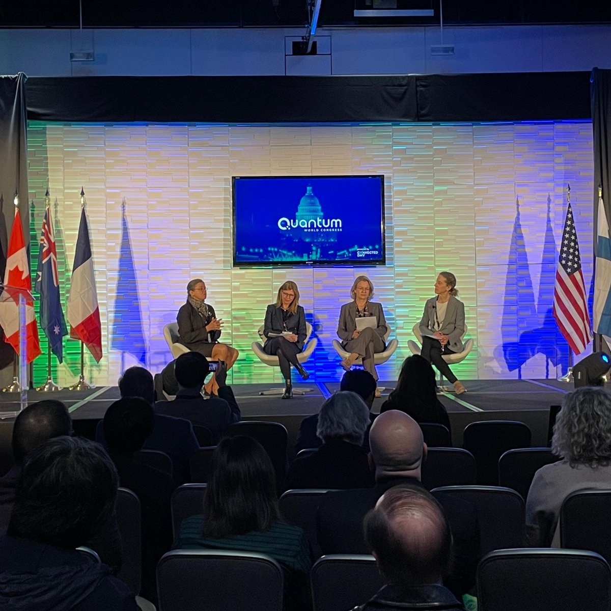 Connected DMV #QuantumWorldCongress (@connecteddmv) on Twitter photo #QWC2022 first panel of the day is a powerhouse group of women in #quantum featuring <a href="/The_QEDC/">Quantum Economic Development Consortium (QED-C)</a>'s Dr. Celia Merzbacher, <a href="/NIST/">National Institute of Standards and Technology</a>'s Dr. Laurie Locascio, <a href="/novonordiskfond/">Novo Nordisk Foundation</a>'s Dr. Lene Oddershede, and <a href="/NRC_CNRC/">NRC Canada</a>'s Dr. Geneviéve Tanguay! #QWC2022 first panel of the day is a powerhouse group of women in #quantum featuring <a href="/The_QEDC/">Quantum Economic Development Consortium (QED-C)</a>'s Dr. Celia Merzbacher, <a href="/NIST/">National Institute of Standards and Technology</a>'s Dr. Laurie Locascio, <a href="/novonordiskfond/">Novo Nordisk Foundation</a>'s Dr. Lene Oddershede, and <a href="/NRC_CNRC/">NRC Canada</a>'s Dr. Geneviéve Tanguay!