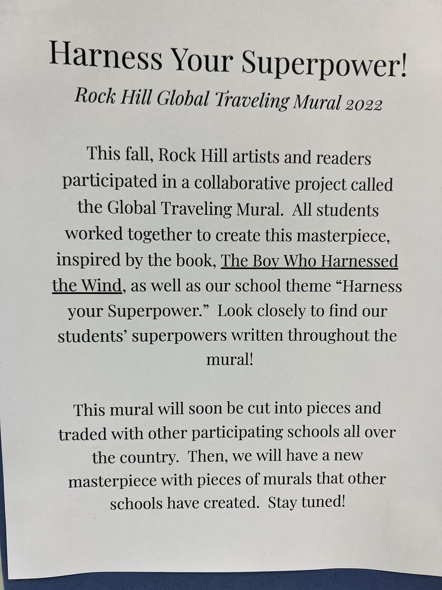 Rock Hill Elementary School tweet media