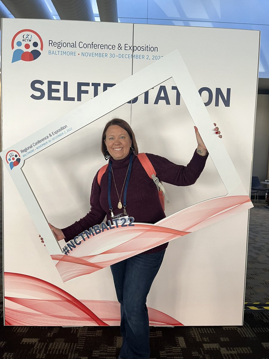 ma_davis21's tweet photo. Day 2! I’ve learned so much already and can’t wait to learn more!! #NCTMBALT22 #lsr7 https://t.co/cWHcebufXG