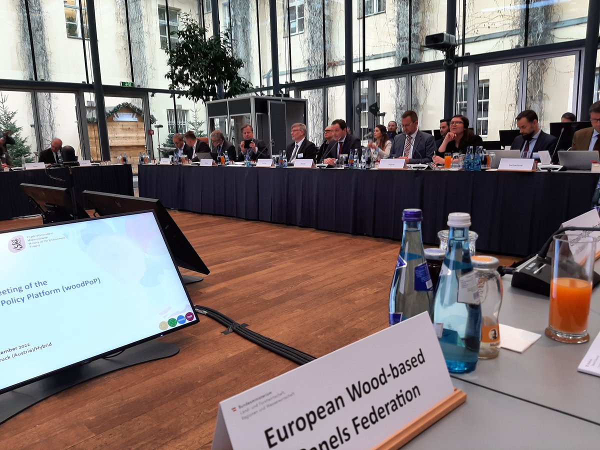 pinnicli's tweet photo. Great to be at the start of something special - coordination  of wood policy between EU Member States and beyond. @europanels_EPF is delighted to be present. https://t.co/b7SWOBGYgJ