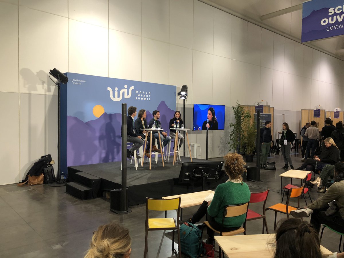 toniojj's tweet image. World Impact Summit @wisbdx 2023 à #Bordeaux 

Table ronde « Économie de la sobriété : mythe ou réalité ? » avec 

👉 Léa Thomassin d’@helloasso 
👉 Benjamin Enault de @Mouv_ImpactFr 
👉 @HakimBaka de @GeevOfficiel 
👉 Marie-Pierre Schaubroeck de WeGoGreenR
