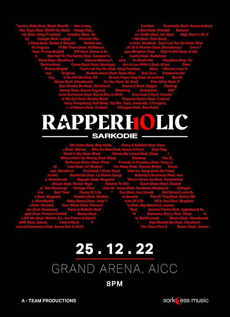 SarkNativesGH's tweet photo. X for 10, legendary edition up next for Rapperholic! #RapperholicX
https://t.co/4TDBhDUufE