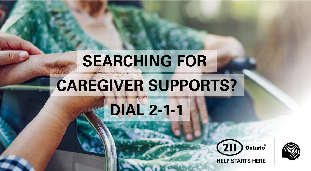 We know being a caregiver for a loved one can be challenging. And sometimes, the caregiver's needs can be overlooked. 

If you're a caregiver and you need support or have care questions, we can connect you to resources across Ontario.  niagara.211centralsouth.ca
#HelpStartsHere