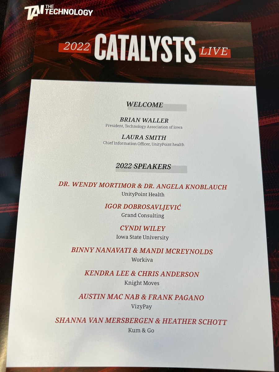 Joining Catalysts Live for the first time. Excited to learn about IT companies leading the DEI work. Avenue Scholars is a tremendous source of diverse talent for the DM community!