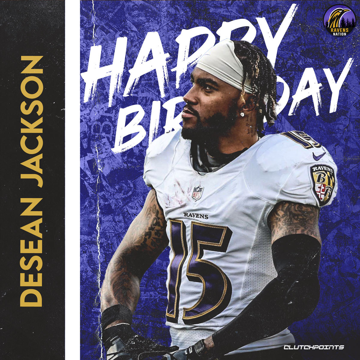 Ravens Nation, join us in wishing DeSean Jackson a happy 36th birthday 