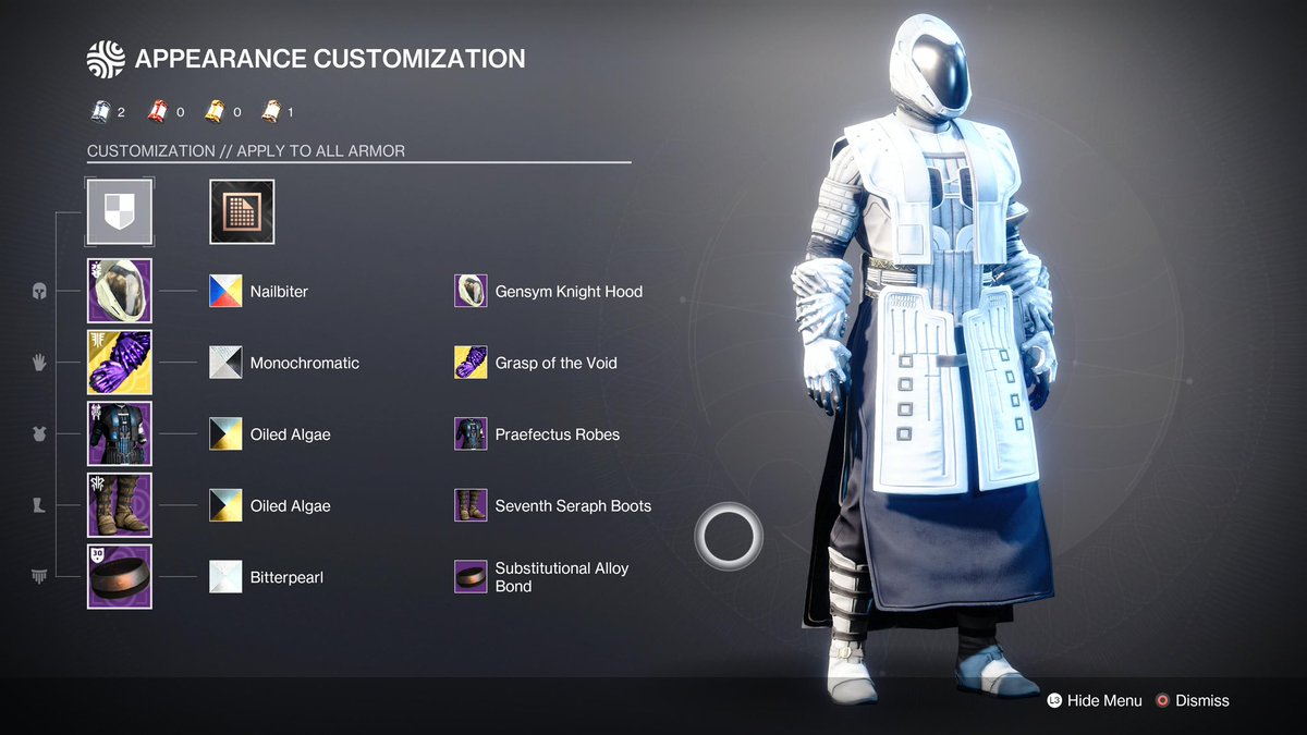 Mondoshawan_D2's tweet photo. Going for a #Dune-inspired look for my #Voidwalker #Warlock. #ThreadsOfLight #DestinyFashion #Dresstiny #WarlockDrip #ArmourSynthesis #Transmog https://t.co/yXpfo3rS5l