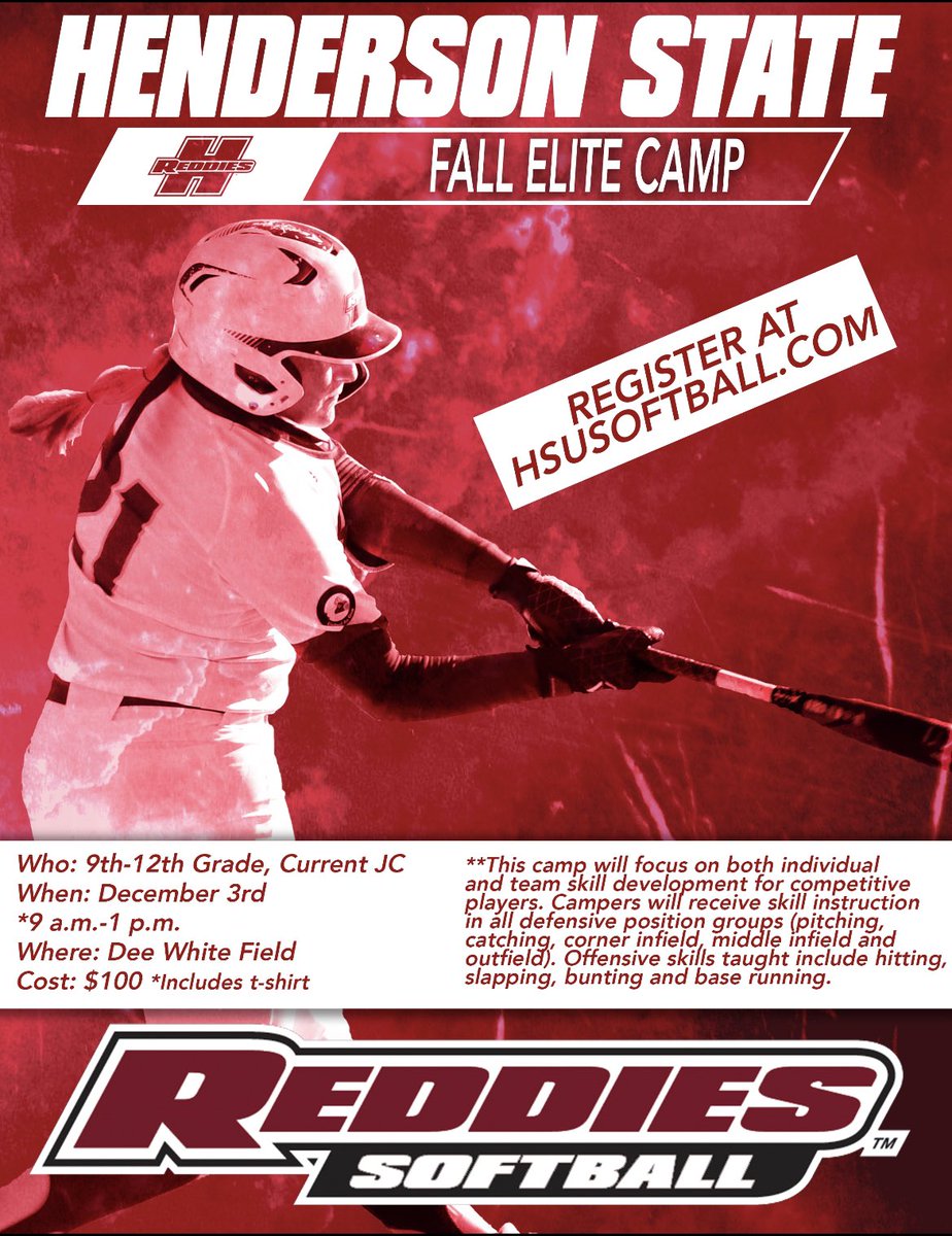Couple of more days until our HSU Fall Elite Camp on December 3rd!