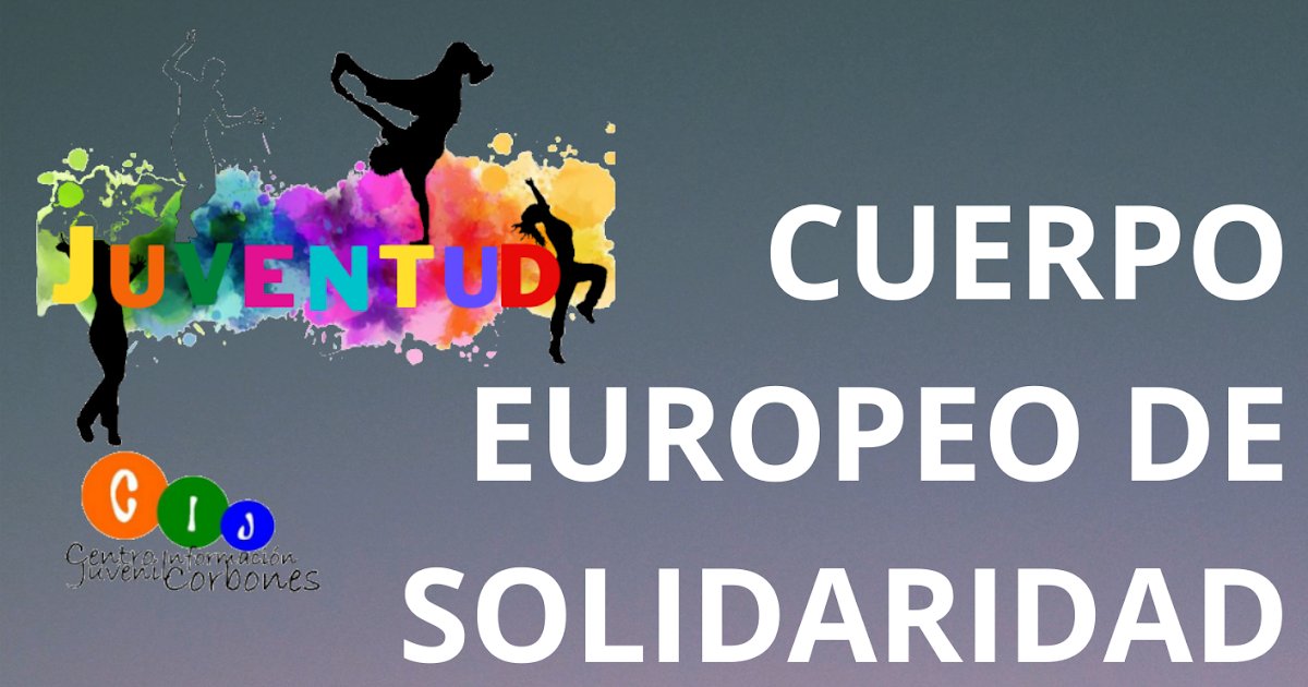 CUERPO EUROPEO DE SOLIDARIDAD dlvr.it/Sdgjpw