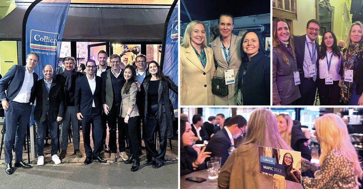Colliers_EMEA's tweet photo. A very successful #mapic was led by our EMEA and North American Retail teams, who jumped right into exchanging ideas on the challenges facing the #retail sector, as well as the opportunities that this presents.
#mapic2022 #retailrealestate #ColliersEMEA #ColliersNorthAmerica https://t.co/Fpvc7DyvoK