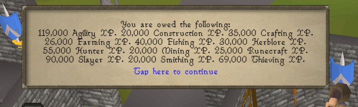 FoxxOSRS's tweet photo. Finally went and got my lost xp. Saweet. https://t.co/Q0aSDUtDyn