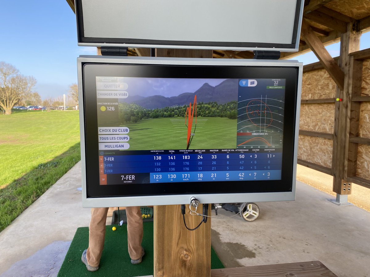 RomainMabit's tweet photo. Goo !! 🚀🚀
C’est parti vous n’avez plus qu’à vous faire plaisir au practice 😍
Avec Top Tracer le practice va devenir votre meilleur ami 😇⛳️🏌🏽
Les écrans sont disponibles pendant les horaires d’ouverture.Bonne découverte ! @GolfsBluegreen @GolfRochefort #golf #toptracer #RO18 https://t.co/bKO0frnKMg