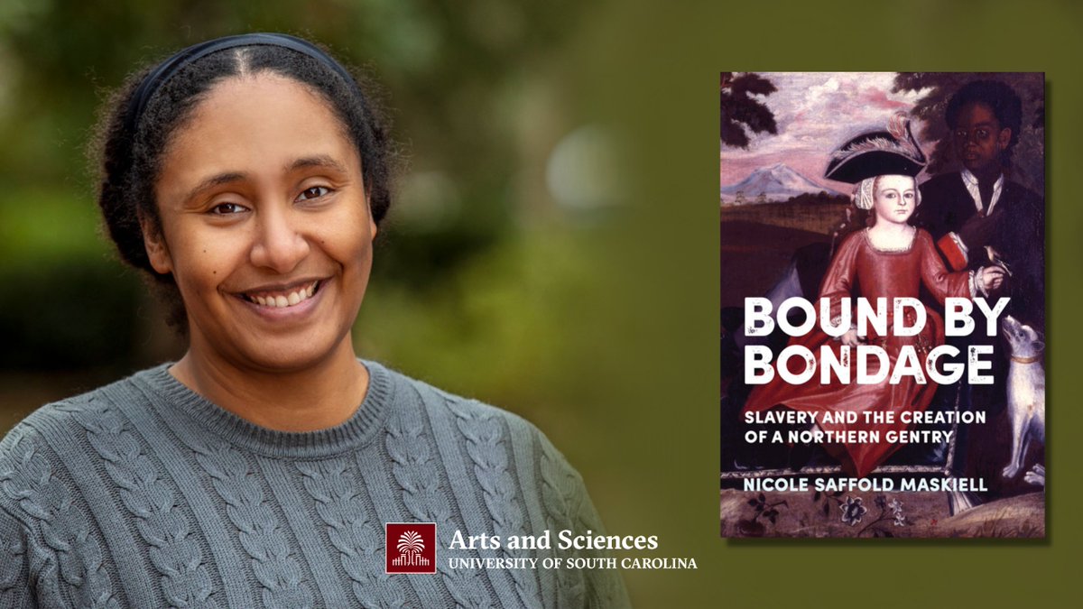 Nicole Maskiell's new book, "Bound by Bondage," details how elite families benefited from slavery to rise to power in 17th-century America, even in the North.

Maskiell will appear in <a href="/cspanhistory/">American History TV</a>'s Lectures in History program on Dec. 3.

Read the Q&amp;A: bit.ly/3FeqLvz