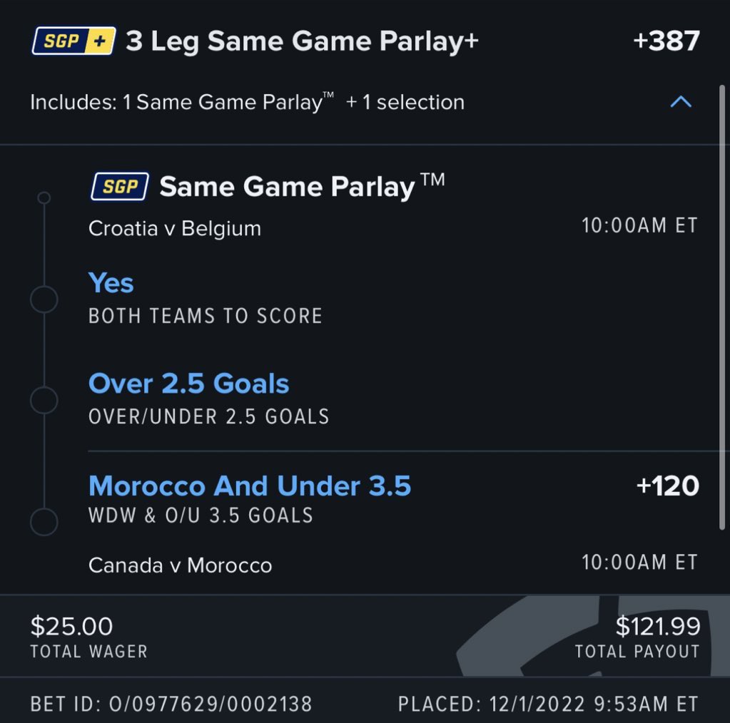 AlmightyUnLock's tweet photo. @Almighty_Locks VIP RISK PLAY 💥
#GamblingTwitter #sportsbet #WorldCup #Bel #Morocco #BOL https://t.co/kn8HWejtAm