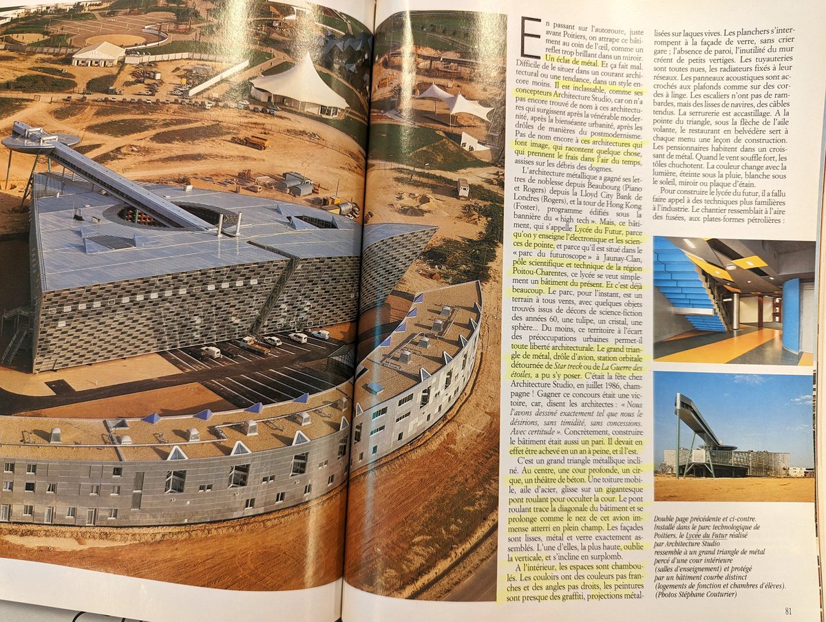 LP2I_86's tweet photo. A l'invitation de l'ACF In Design, longue rencontre avec François Xavier Desert, un des architectes du #LP2I. Un très beau moment pour comprendre un bâtiment qui célèbre ses 35 ans. https://t.co/kXHAZAVccl