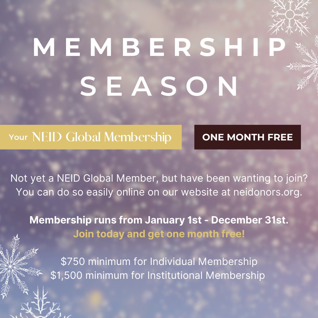 NEIDonors's tweet image. Membership Season has arrived! Have you been interested in learning more about #philanthorpy or activating your philanthropic  #community?

Join today &amp;amp; get one month free! Our membership season runs from January to December.

Become a #NEIDMember here: neidonors.org/become-a-member