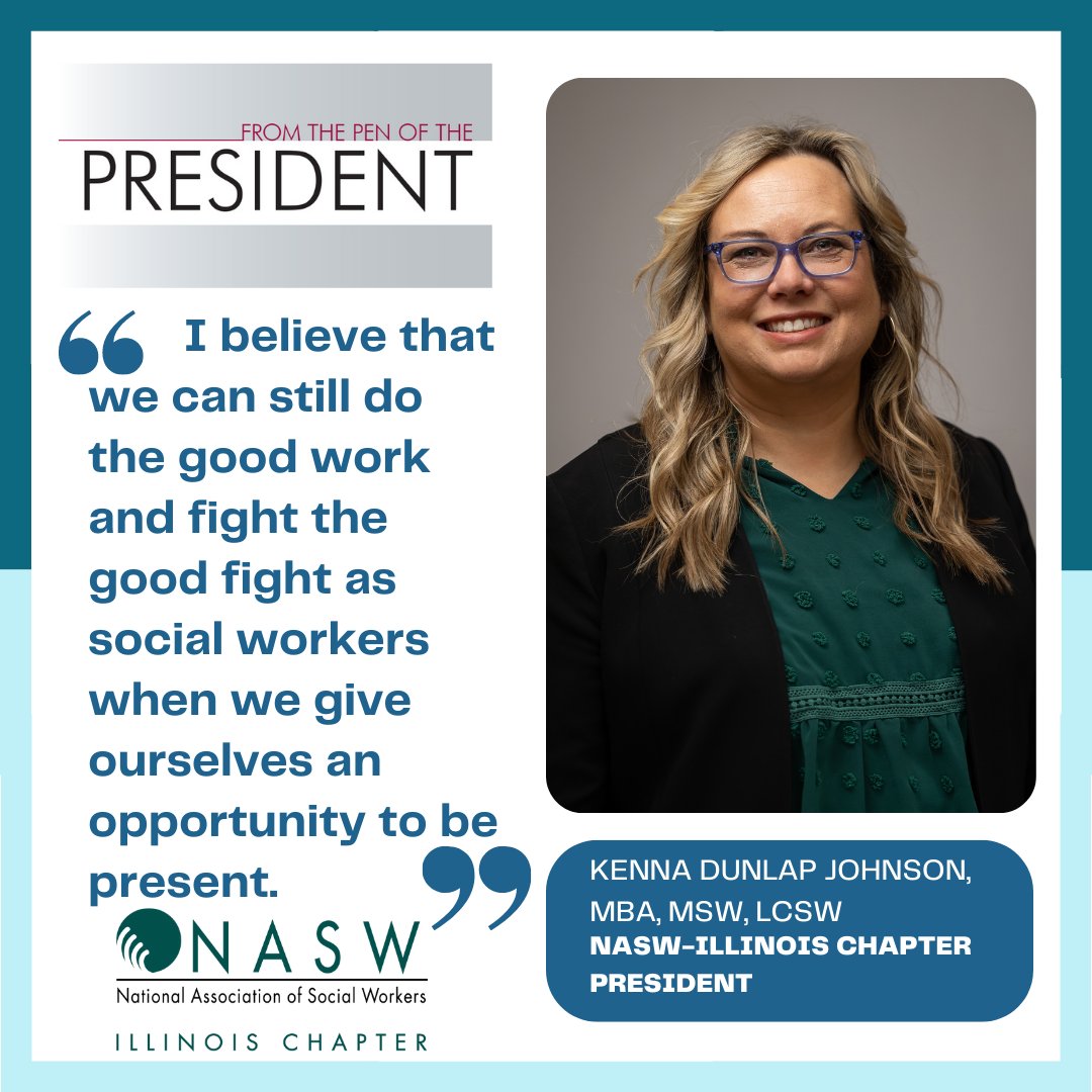 NASWIL's tweet photo. Read the latest "From the Pen..." article from #Naswil President Kenna Dunlap Johson, MBA, MSW, LCSW: https://t.co/17A1YzvyMH https://t.co/KkUgqznbks