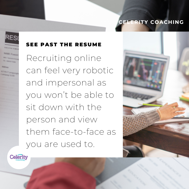 With online recruitment websites or your owntools, send recruits digital assessments to see how they would do in your company and if their style and work abilities match with those of those you are looking for.

#interview #resume