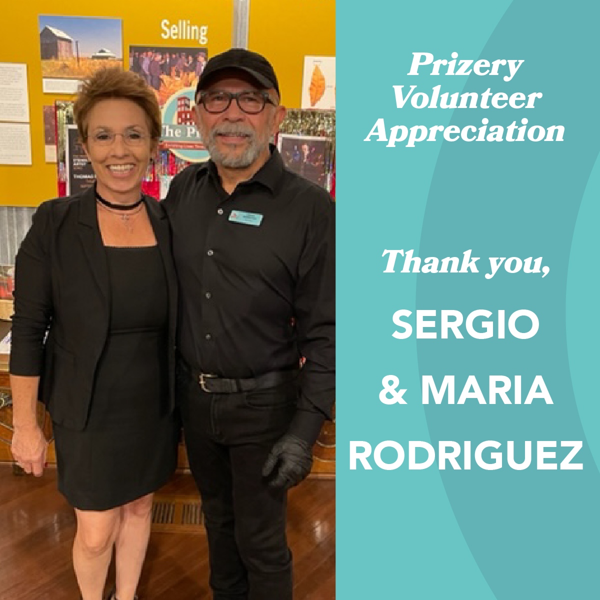 Sergio and Maria Rodriguez have been volunteering at The Prizery for over four months. They moved from Miami, Florida in January 2022. They feel so welcome in the community and are grateful to be involved. 

#thankyou #volunteer #support #theprizery #southbostonva #virginia