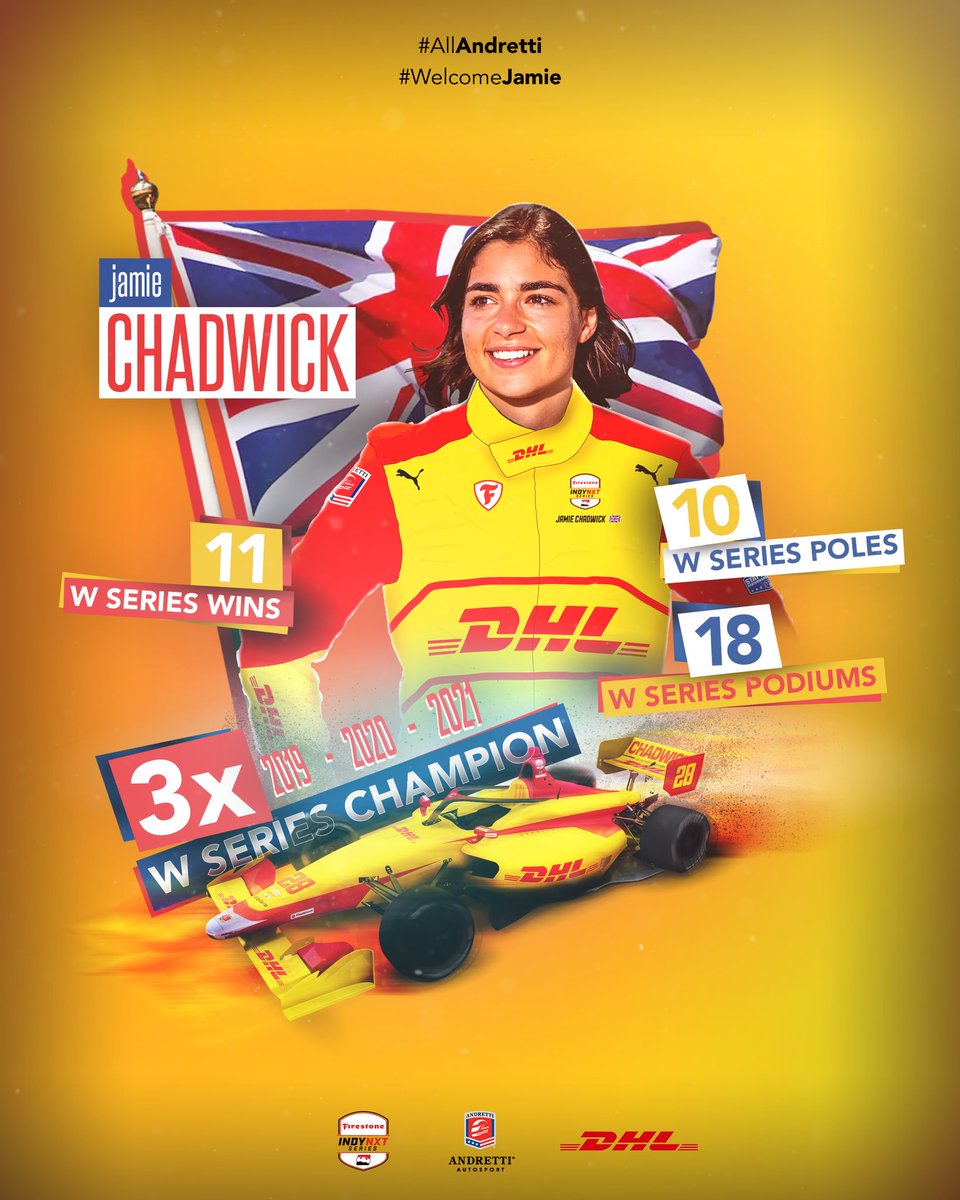 Welcome in the team @JamieChadwick 
@DHLUS 