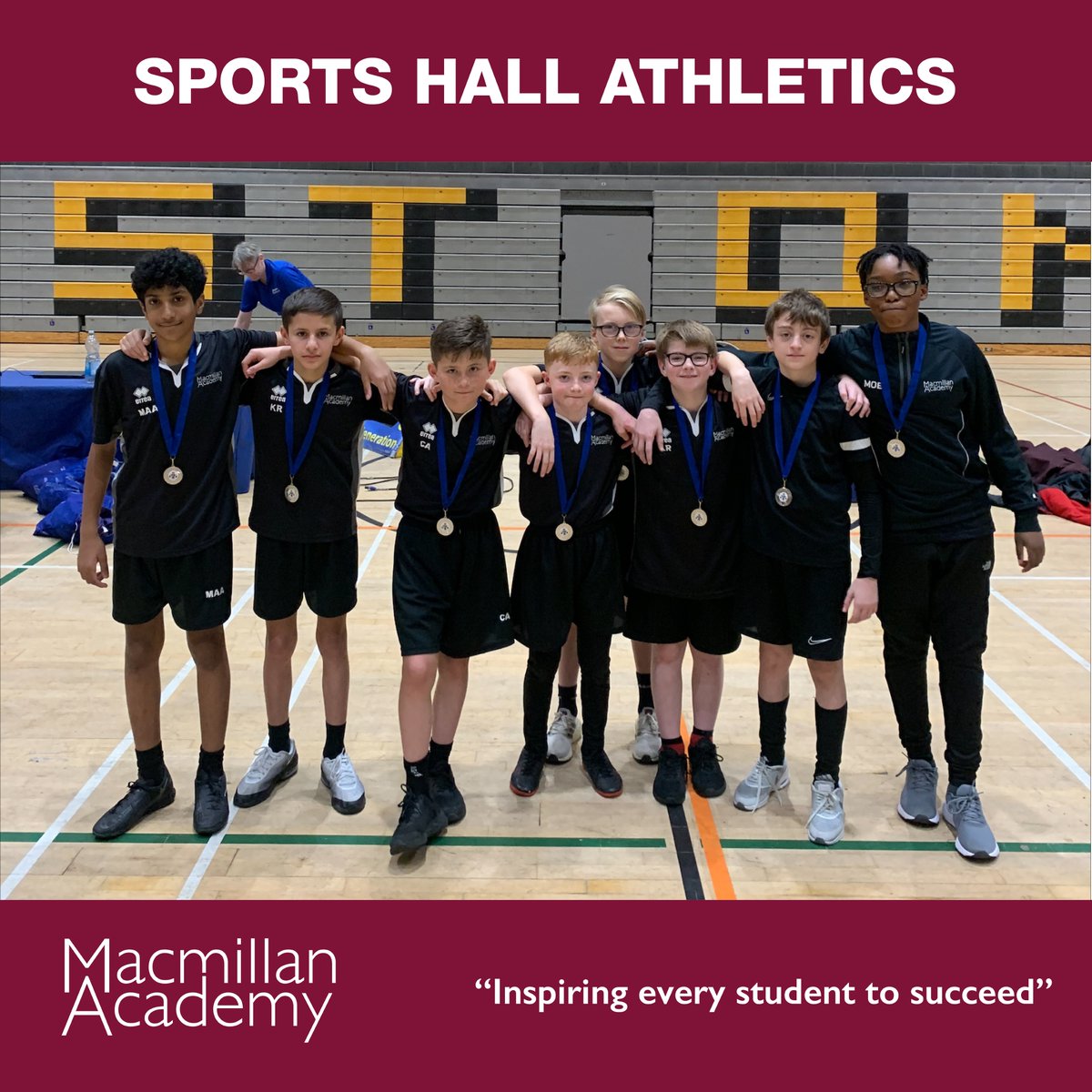 Macmillan Academy on Twitter "KS3 Sport Hall Athletics Our Year 7 and Year 8 sports hall