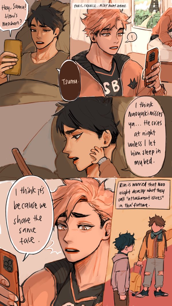 rematch pt 2: attachment issues
#kageyamakaien #naoyukimiya #haikyuu #sakuatsu #miyaosamu 