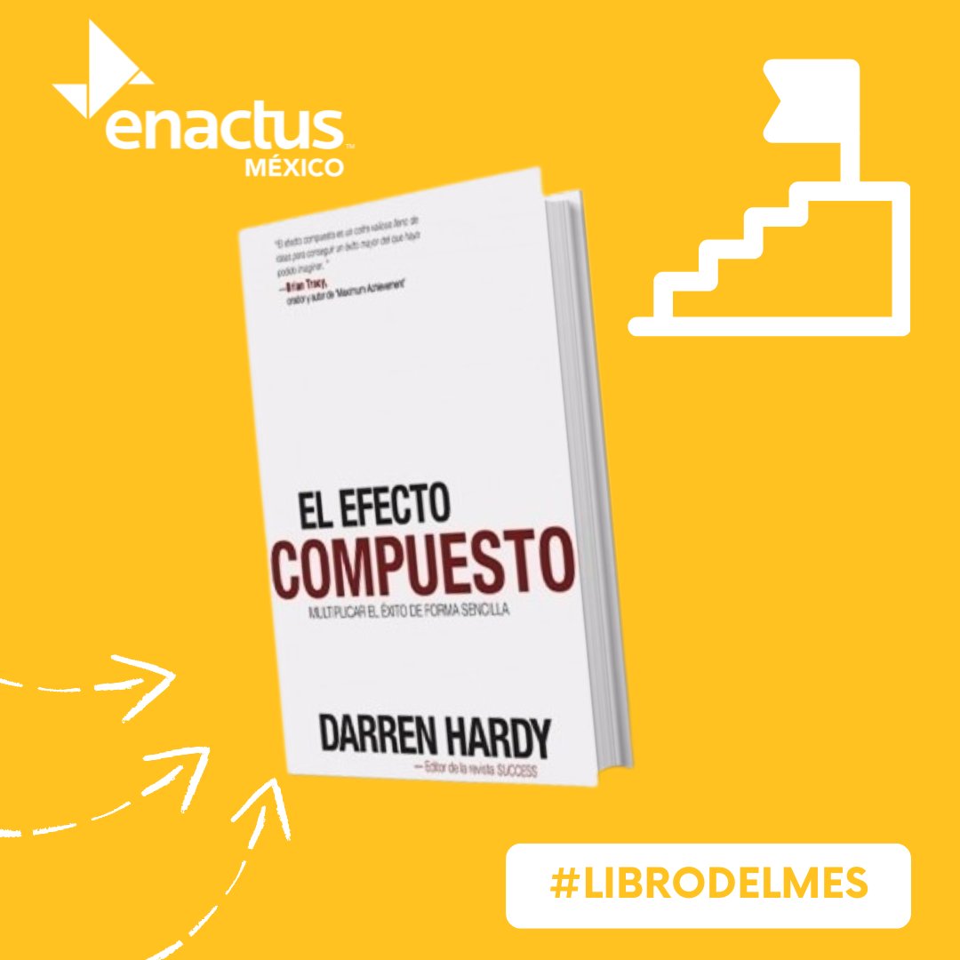 #LibroDelMes 📚| "La vida no viene con un manual de instrucciones para el éxito, así que Darren Hardy ha escrito uno". Sumérgete en "El Efecto Compuesto" y utiliza todo tu potencial para para construir tu mejor versión, porque los sueños no se cumplen, se trabajan.