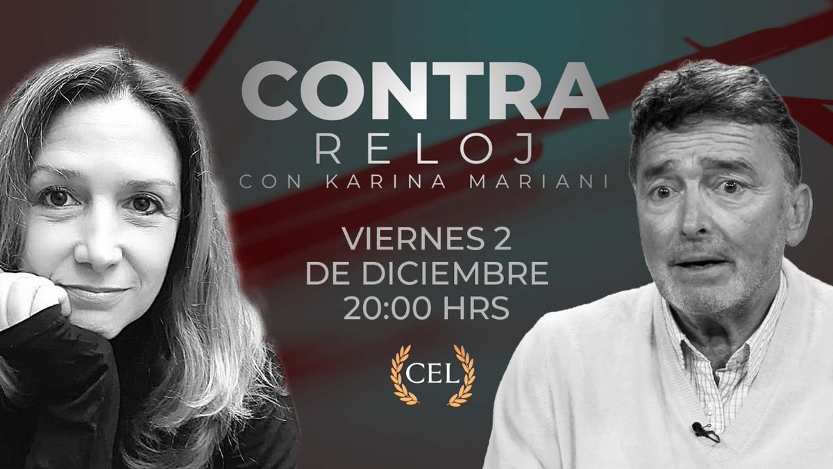 CEL_Chile's tweet image. NUEVO EPISODIO⚡
CONTRA RELOJ 

VIERNES  a las 20hrs  🇨🇱 🇦🇷 

@KarinaLMariani

y nuestros invitado  de la semana 
@Chaves_claudio

 👏👏
youtube.com/watch?v=hhcLeY…