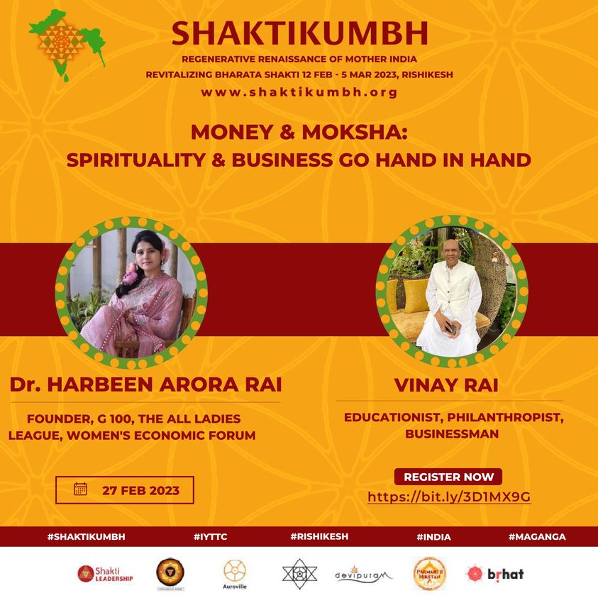 Shakti_Kumbh's tweet photo. Join the 21-day #IYTTC or Participate in the daily workshops of renowned speakers at Shakti Kumbh, Rishikesh from 12 Feb - 5 Mar ’23.
Register: https://t.co/nk83mSedFR
@NilimaTweets @devipuram @ParmarthNiketan @harbeenarora https://t.co/g7qZNLN7RS