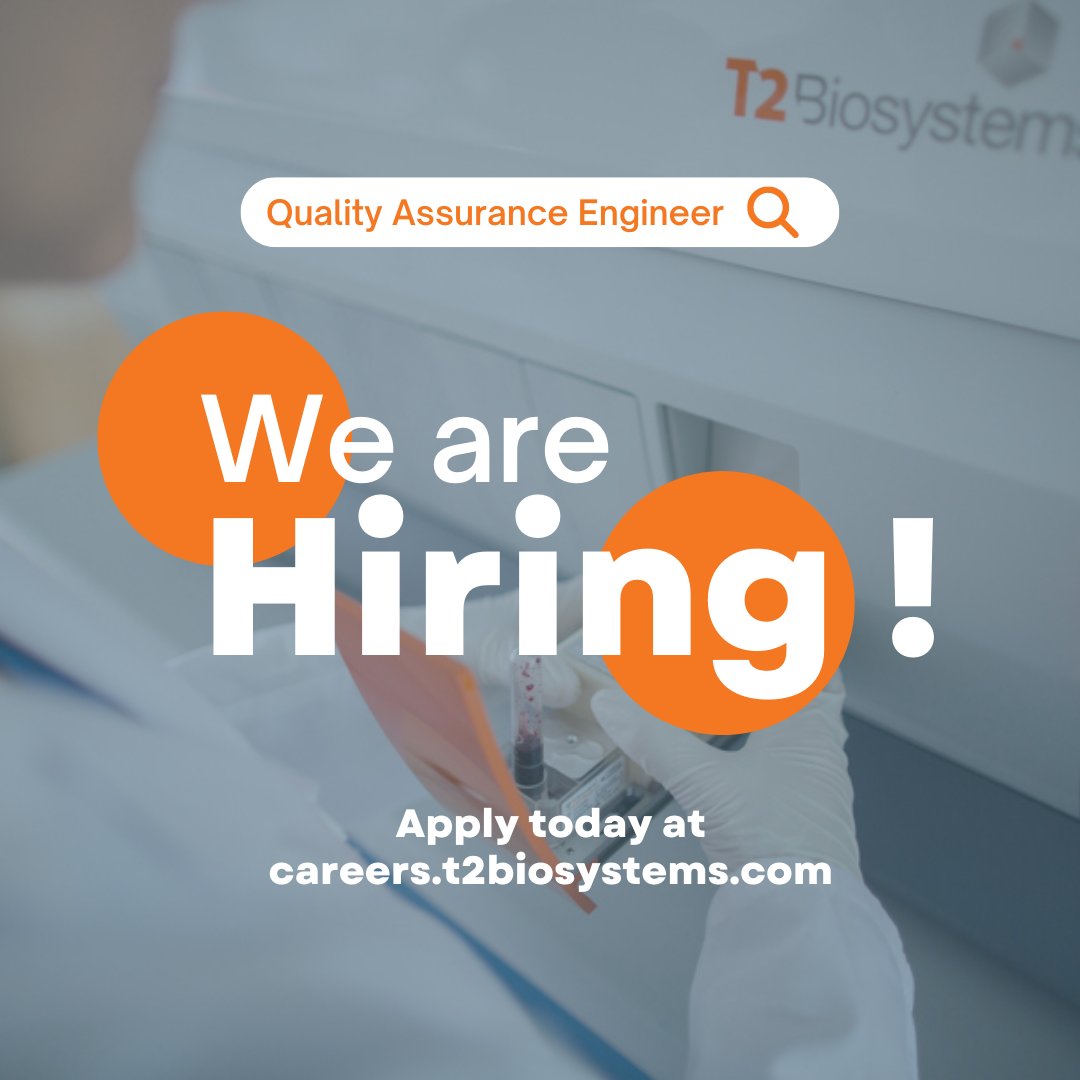 T2 Biosystems on Twitter "Would you or someone you know be a good fit