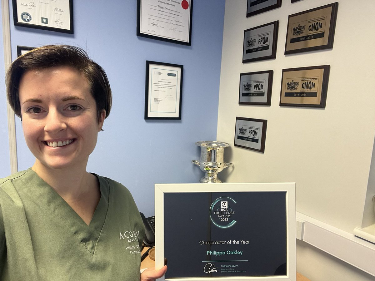 AcornHealthUK's tweet photo. Thank you to @journalupdate and Salisbury&amp;Avon Gazette for their support of our “Chiropractor of the Year” award with articles in this weeks’ papers! And a lovely surprise from @ChiropracticUK arrived in the post today 😍 @My_Salisbury @amesburychamber https://t.co/kLWi5o23oS