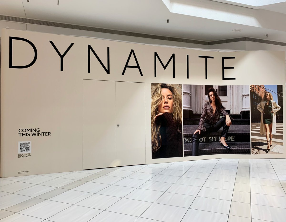 WoodfieldMall's tweet photo. Ladies get excited! Dynamite is COMING SOON to Woodfield Mall!! ✨ 

Dynamite is the ultimate destination for the hottest trends in women's clothing. Find chic and fashionable dresses, tops, blazers, and more. #DynamiteStyle #ComingSoon #ShopWoodfieldMall https://t.co/XmoNkY8Y2c