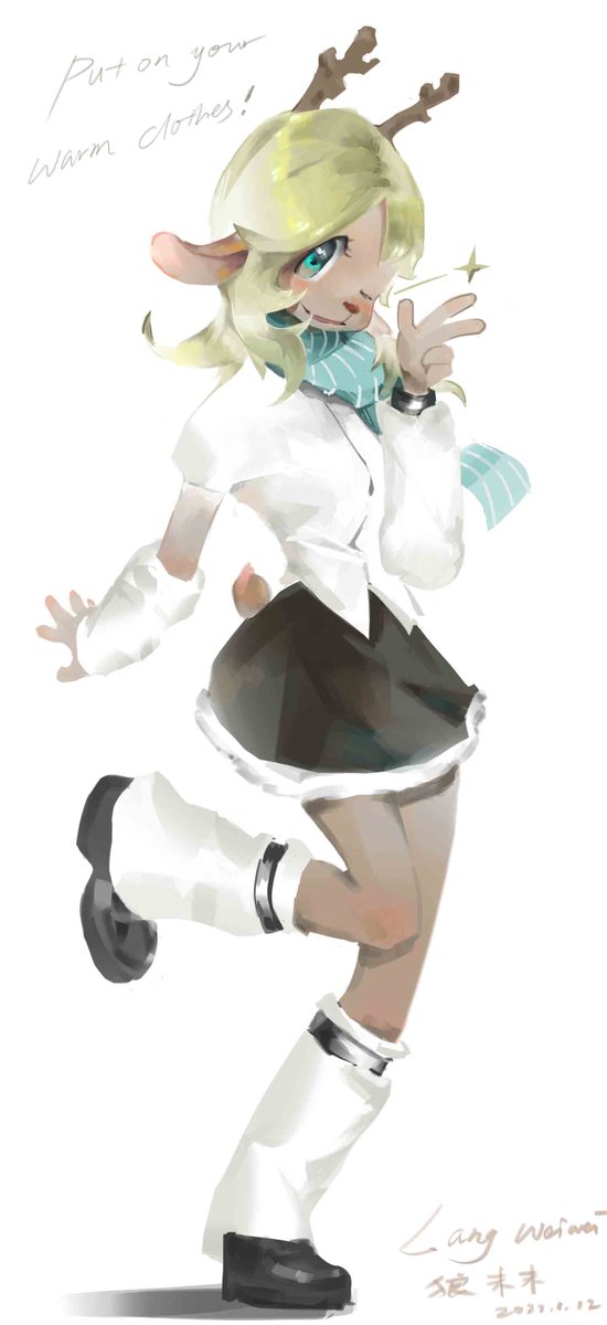 langweiwei73's tweet photo. #DELTARUNE
#noelle 
Sweetie https://t.co/3NU736rGtr