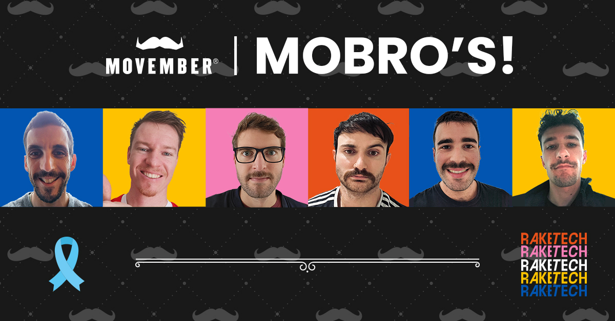 December is here, and with that, the annual celebration of the moustache, highlighting and raising awareness in support of men's health issues, draws to an end. Hearty thank you to everyone who showed their support and donated to the #TeamRaketech #MoBros this Movember 💪