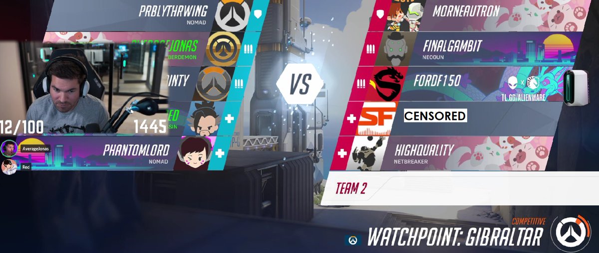 Always fun to run into a streamer - some of the <a href="/DangerCloseBaby/">Danger Close Esports</a> crew battled <a href="/Average_Jonas/">AverageJonas 🇳🇴</a> in a comp game last night. Classy gent, and a fun match! GGs.